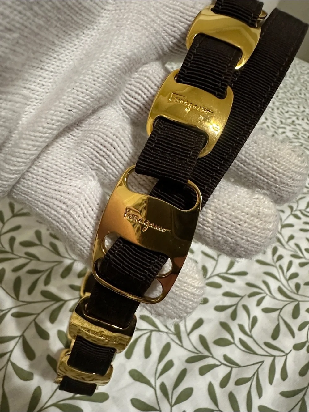 Salvatore Ferragamo elegant gold